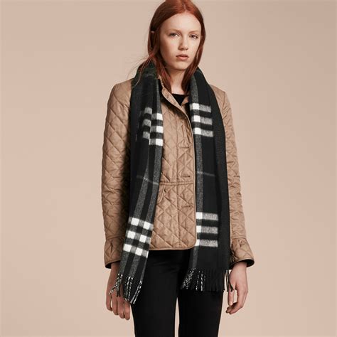 black burberry scarf